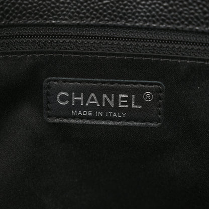 Chanel Caviar Quilted Grand Shopping Tote GST Black 6 of 15