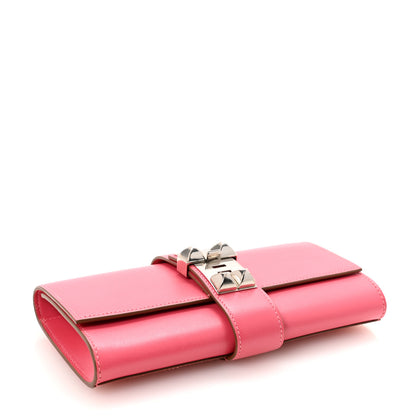 Hermes Tadelakt Medor 23 Clutch Rose Lipstick 4 of 6