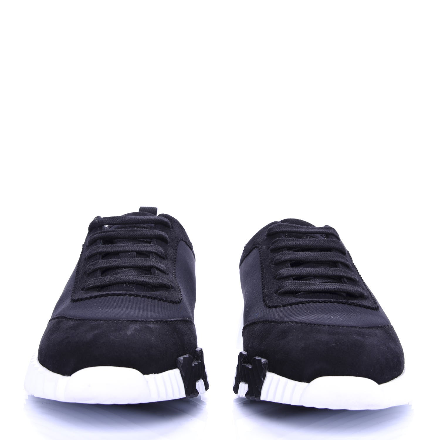 Hermes Technical Jersey Suede Goatskin Bouncing Sneakers 36 2 of 10