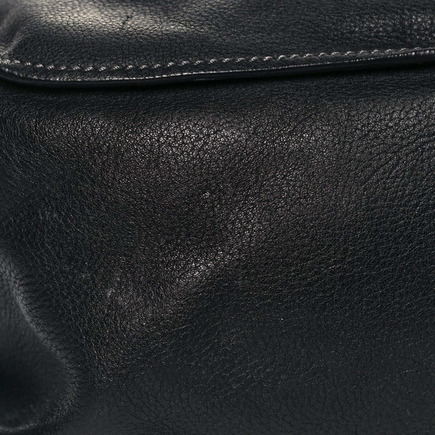 Calfskin Medium Marcie Satchel Black