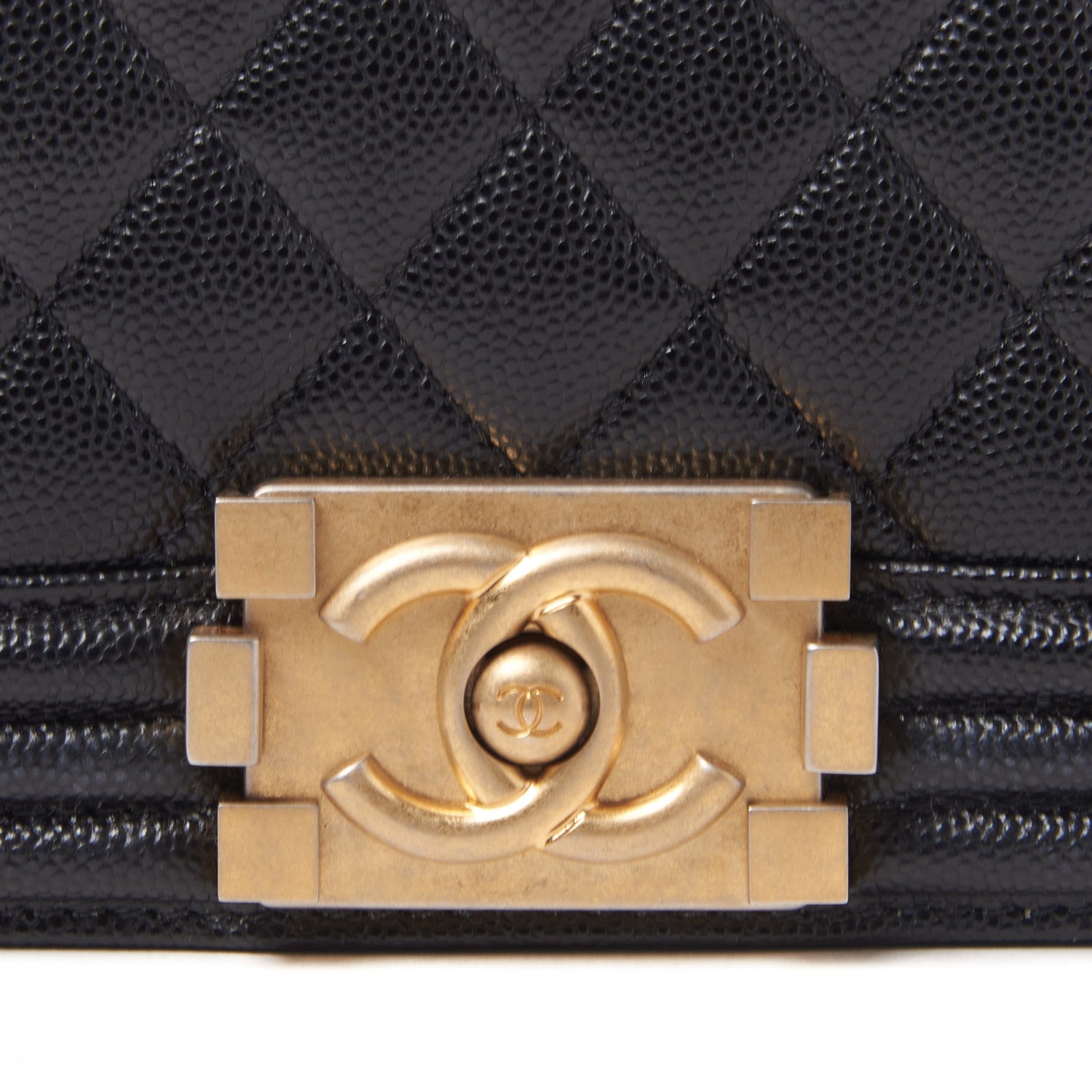 Chanel Caviar Quilted Small Boy Flap Black 7 of 10