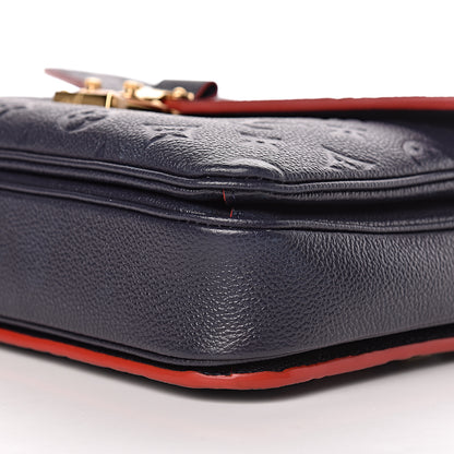 Louis Vuitton Empreinte Pochette Metis Marine Rouge 9 of 12
