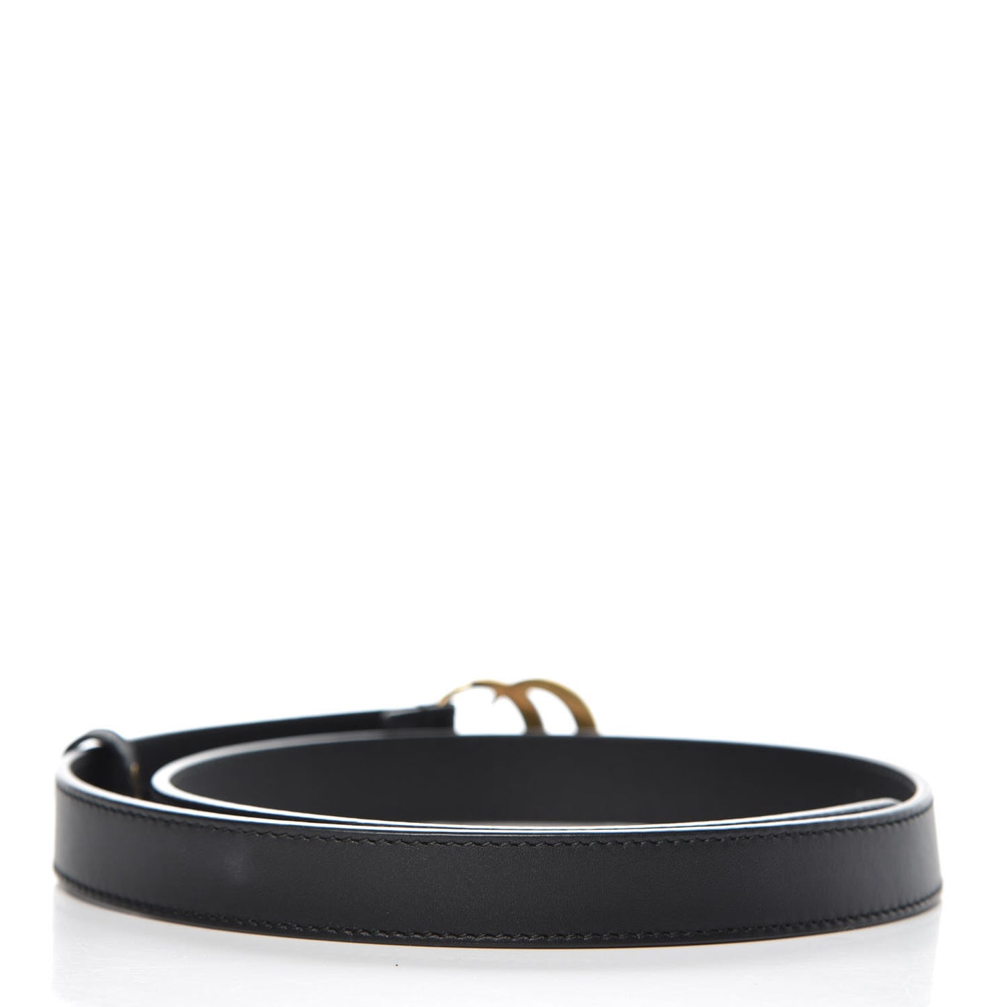 Calfskin Double G 20mm Belt 70 28 Black