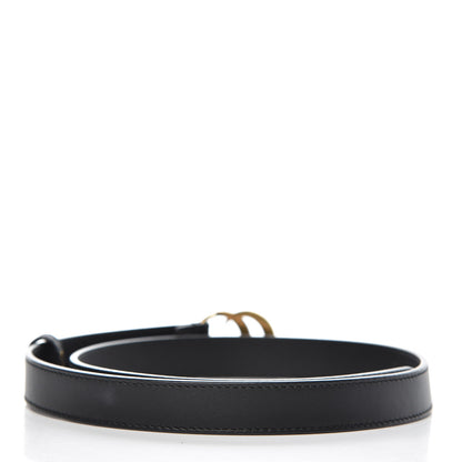 Gucci Calfskin Double G 20mm Belt 70 28 Black 3 of 8