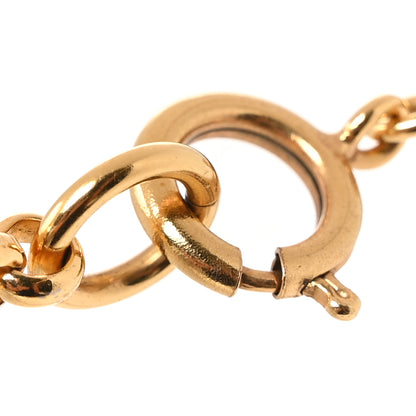 Chanel CC Heart Chain Pendant Necklace Gold 4 of 5