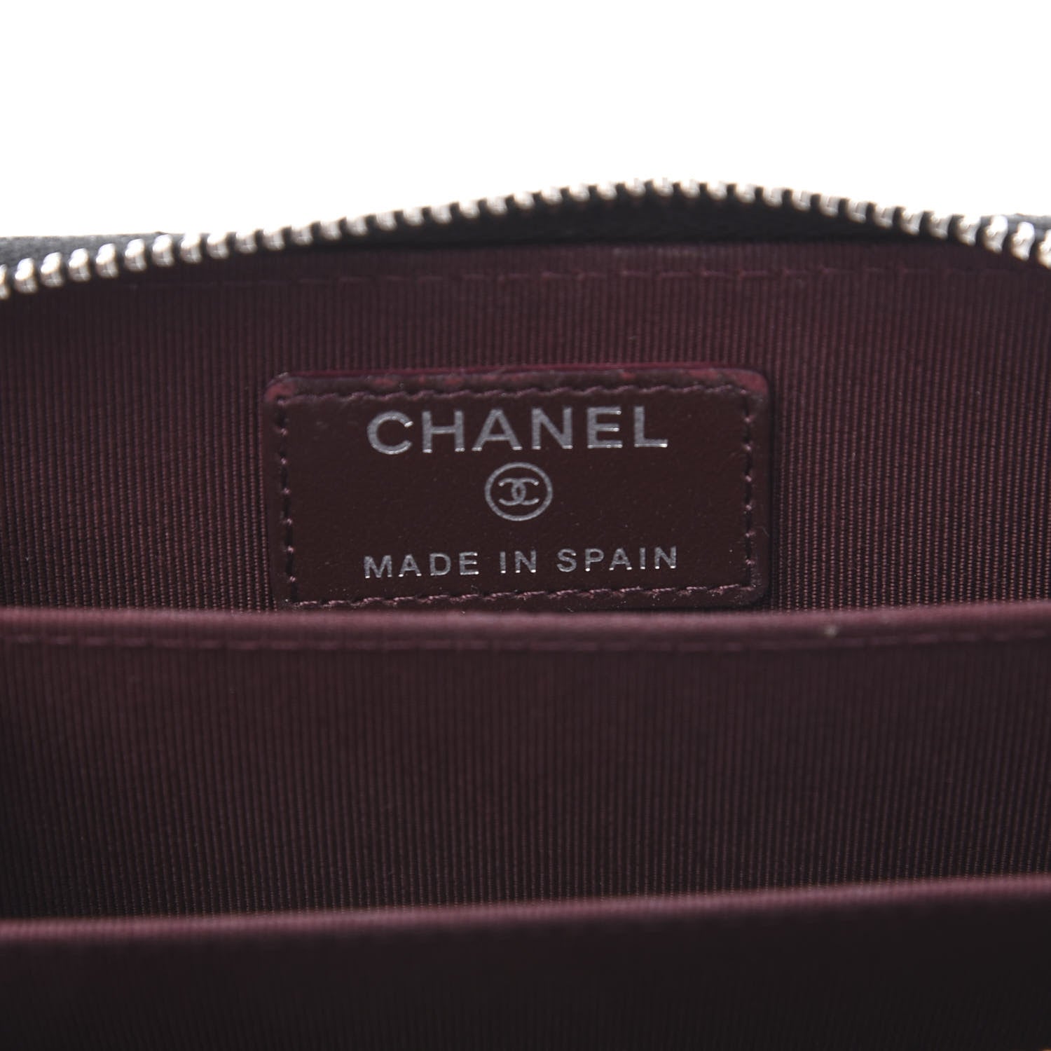 Chanel Caviar Quilted Zip Coin Purse Black 6 of 8