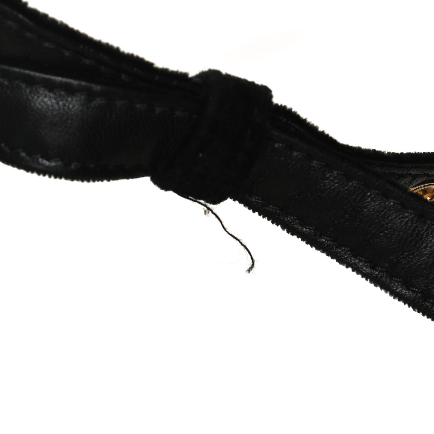 Miu Miu Velvet Matelasse Belt Bag Black 12 of 12