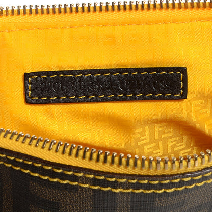 Fendi Zucca Spalmati Pochette Tobacco Giallo 6 of 9