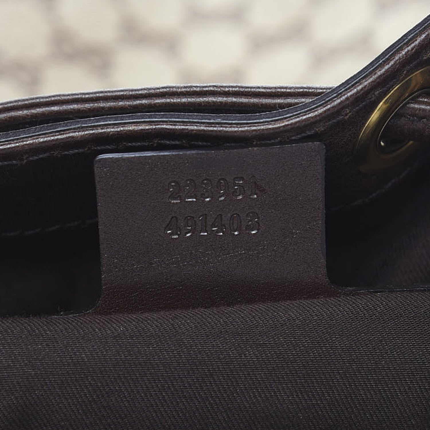 Gucci Monogram Medium Interlocking Icon Shoulder Bag Dark Brown 9 of 9