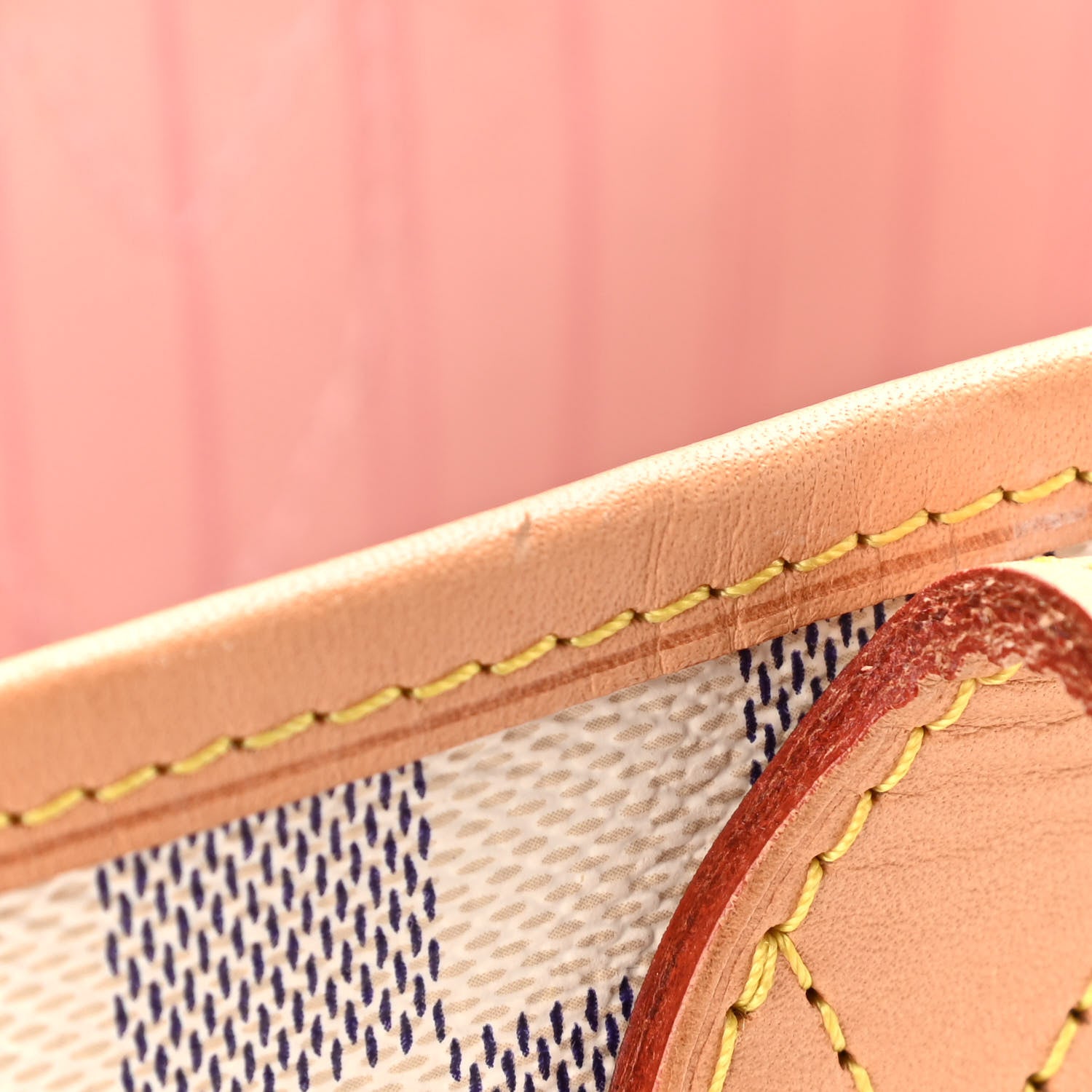 Louis Vuitton Damier Azur Neo Neverfull MM Rose Ballerine 12 of 13