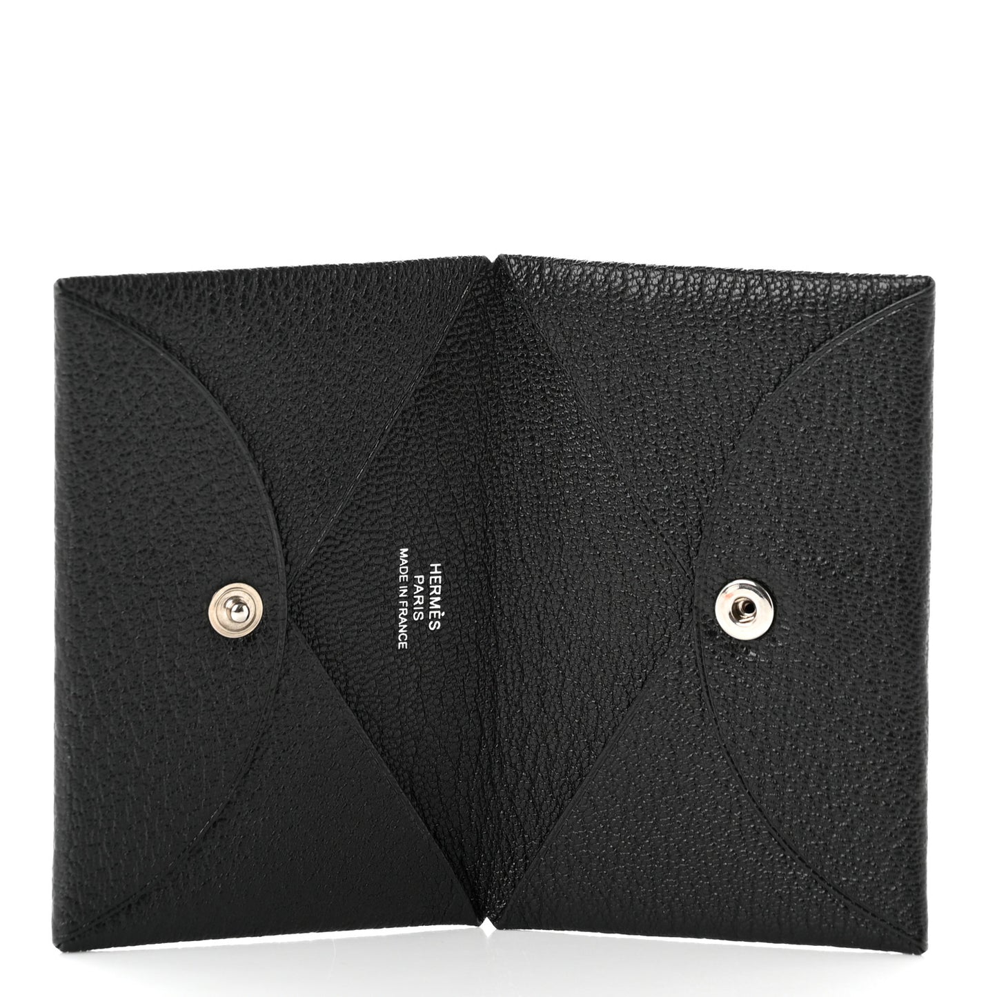 Chevre Mysore Calvi Card Case Black