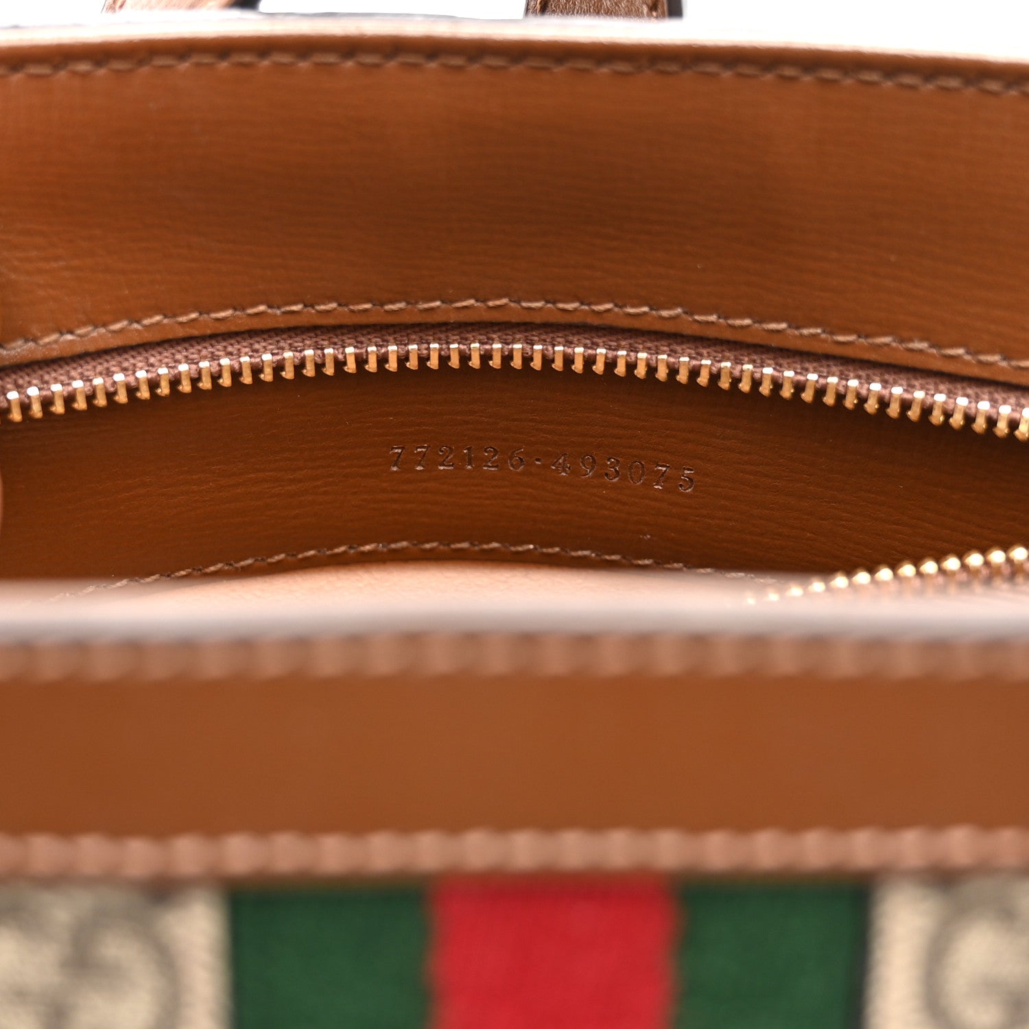 Gucci GG Supreme Monogram Azalea Calfskin Web Small Jackie 1961