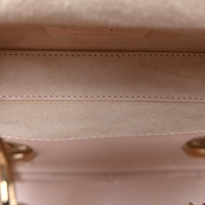 Christian Dior Lambskin Cannage Micro Lady D-Joy Rose Poudre 5 of 10