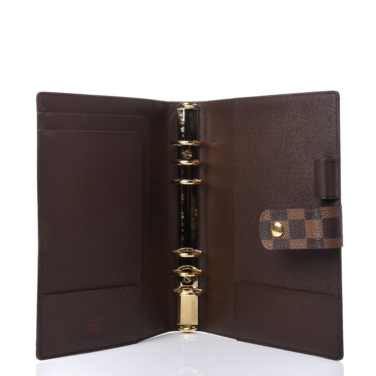 Damier Ebene Large Ring Agenda Cover