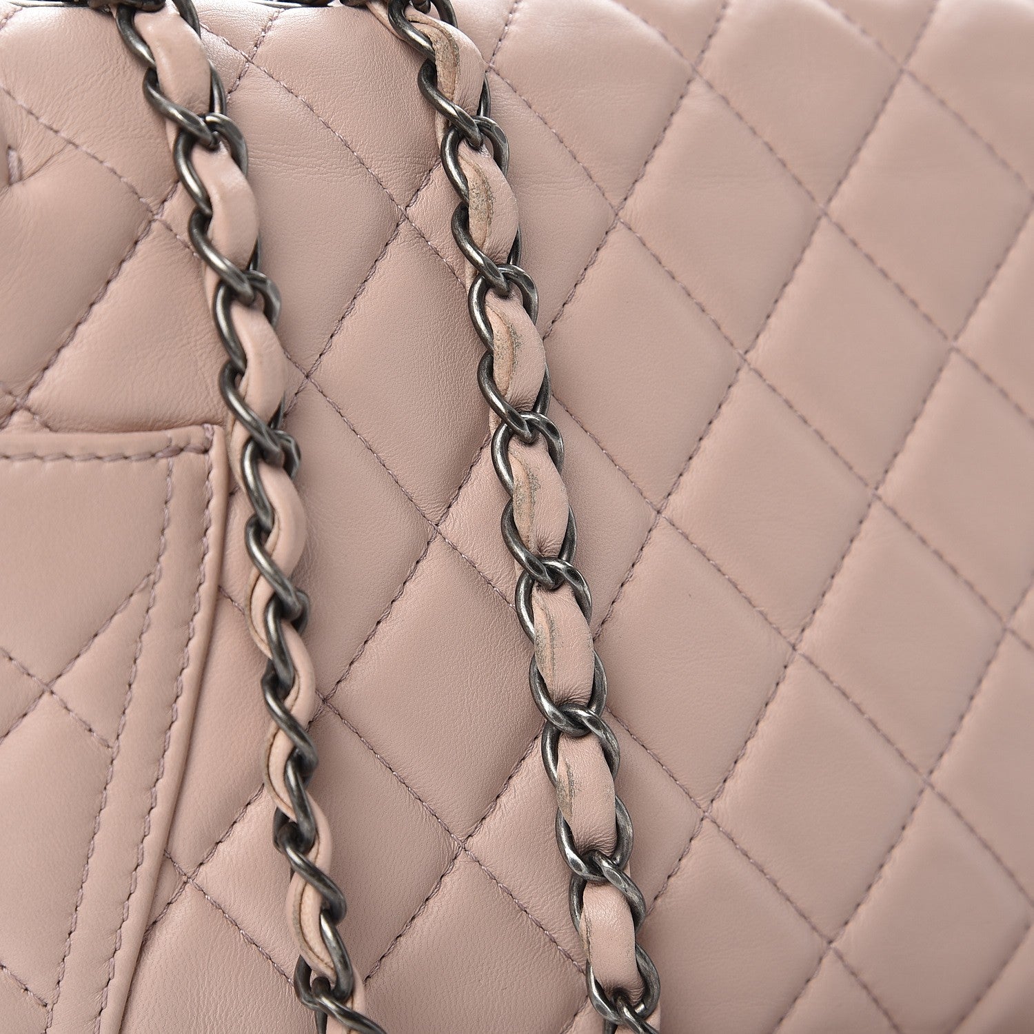 Chanel Lambskin Large Around Pockets Flap Light Pink 9 of 15