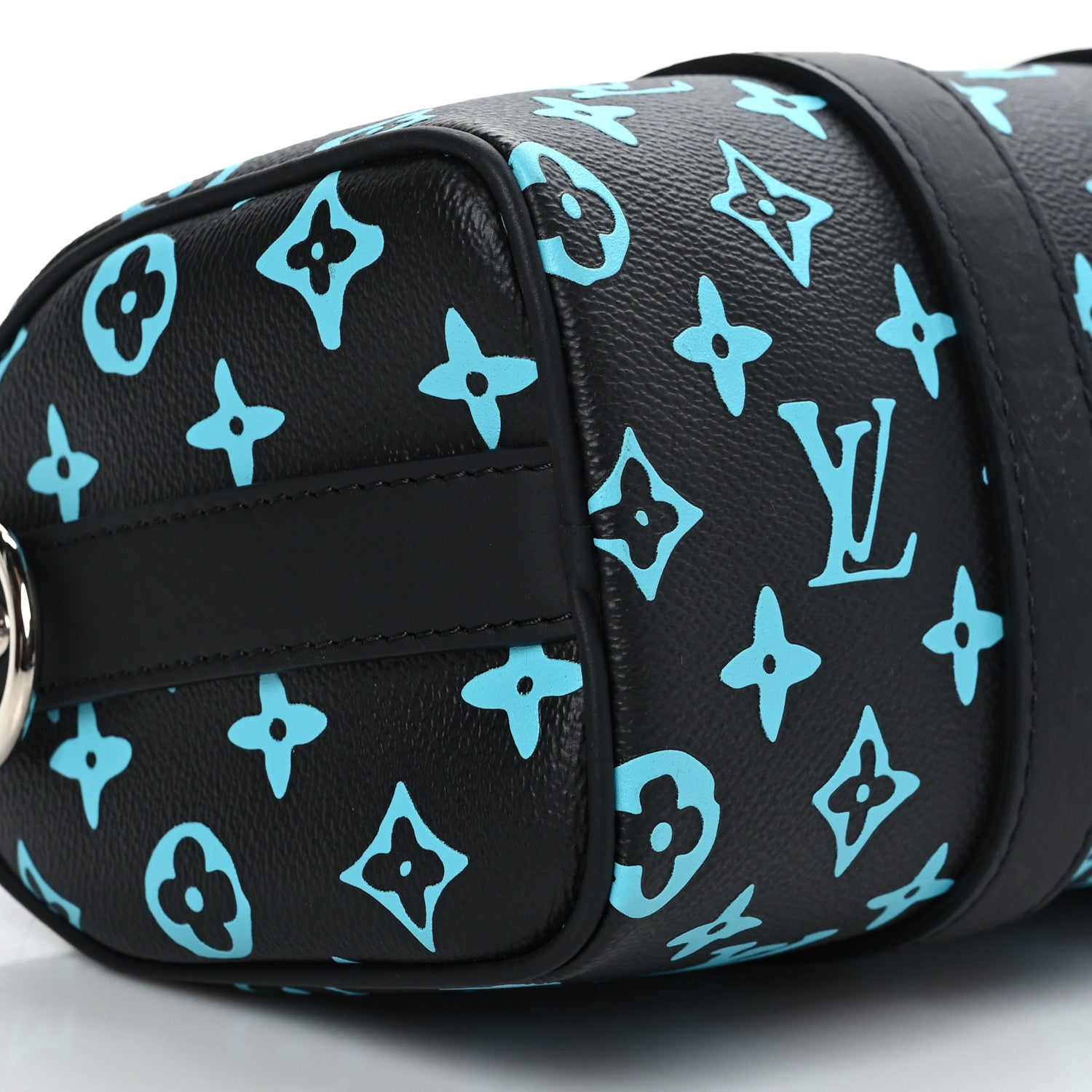 Louis Vuitton Monogram Playground Keepall Bandouliere 25 Black 7 of 8