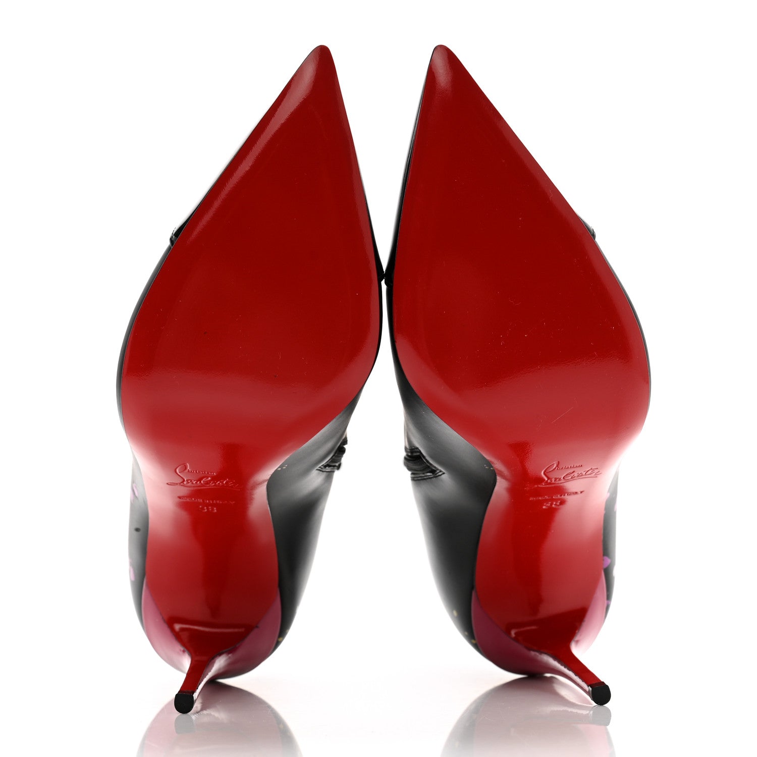 Christian Louboutin Calfskin In Love 100 Booties 38 Black 5 of 7