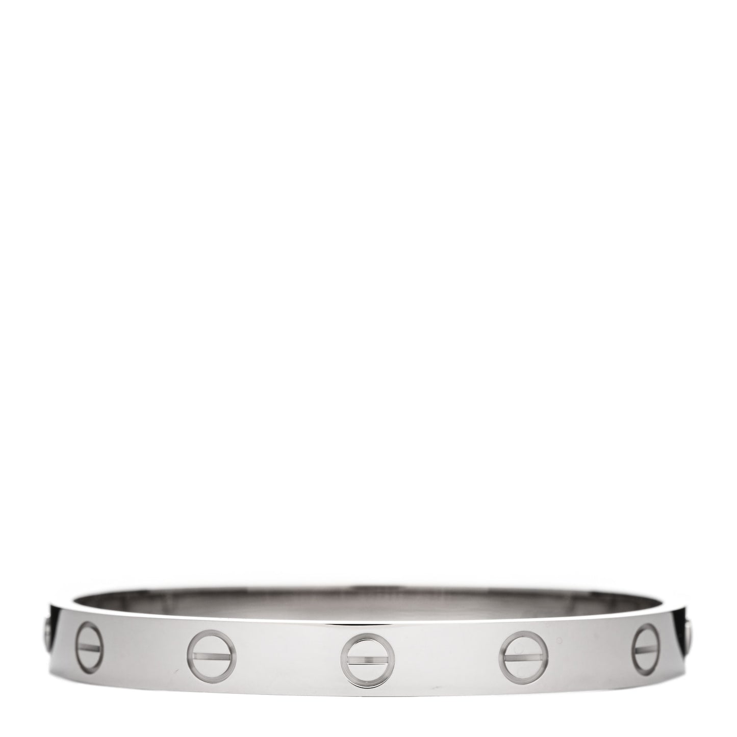 18K White Gold LOVE Bracelet 15