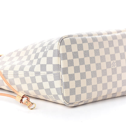 Louis Vuitton Damier Azur Neo Neverfull MM Rose Ballerine 9 of 11