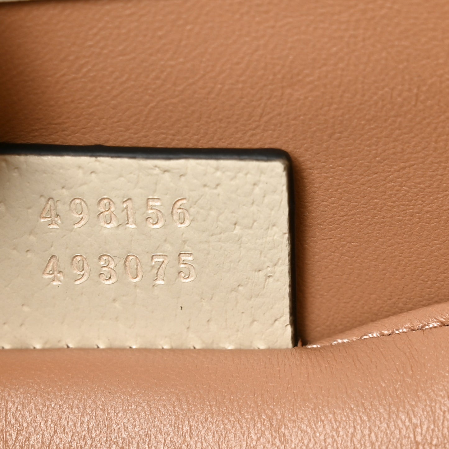 GG Supreme Monogram Berry Textured Dollar Calfskin Small Padlock Tote Beige Ebony Light Copper Mystic White