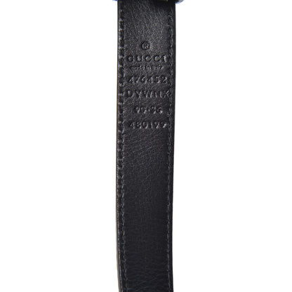 Gucci Calfskin Queen Margaret Bee Belt 90 36 Black 4 of 4