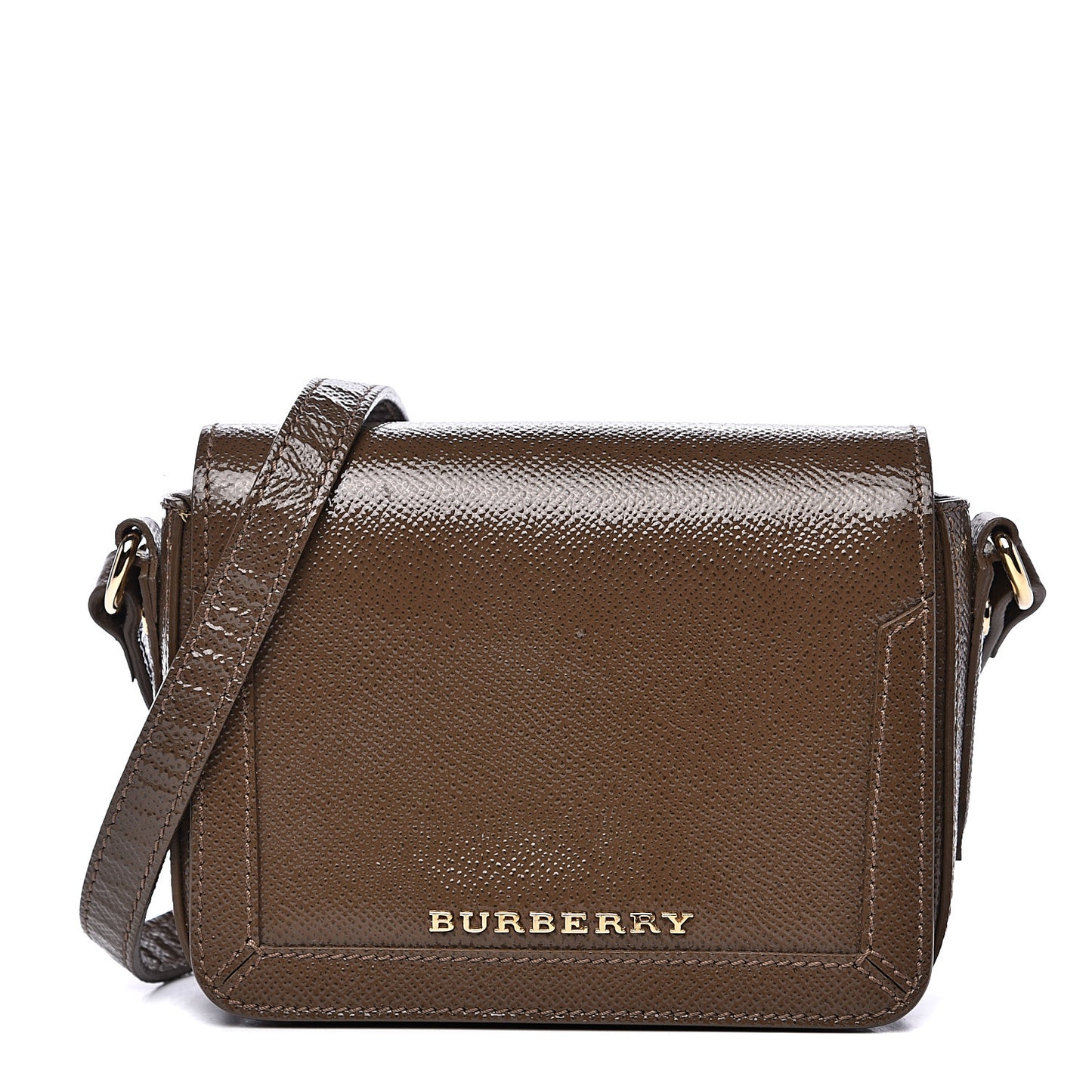 Patent London Mini Berkeley Crossbody Bag Mole Grey