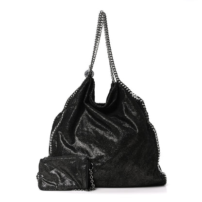 Stella McCartney Shaggy Deer Falabella Hobo Black 3 of 10