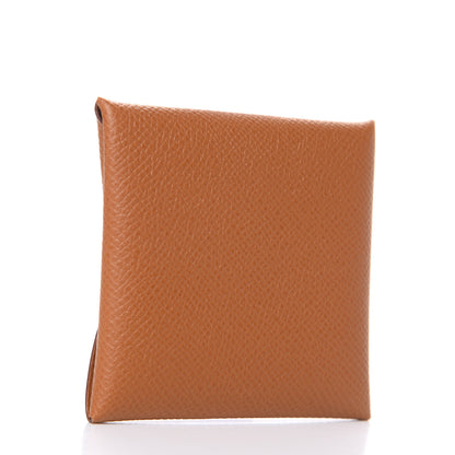 Hermes Epsom Bastia Coin Purse Toffee 3 of 7