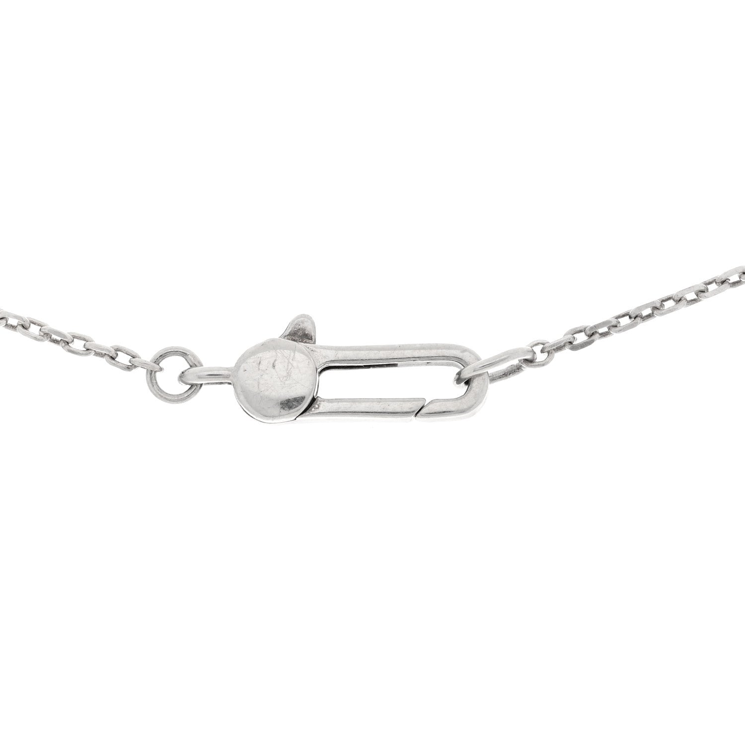 Gucci Sterling Silver Trademark Heart Pendant Necklace 4 of 6