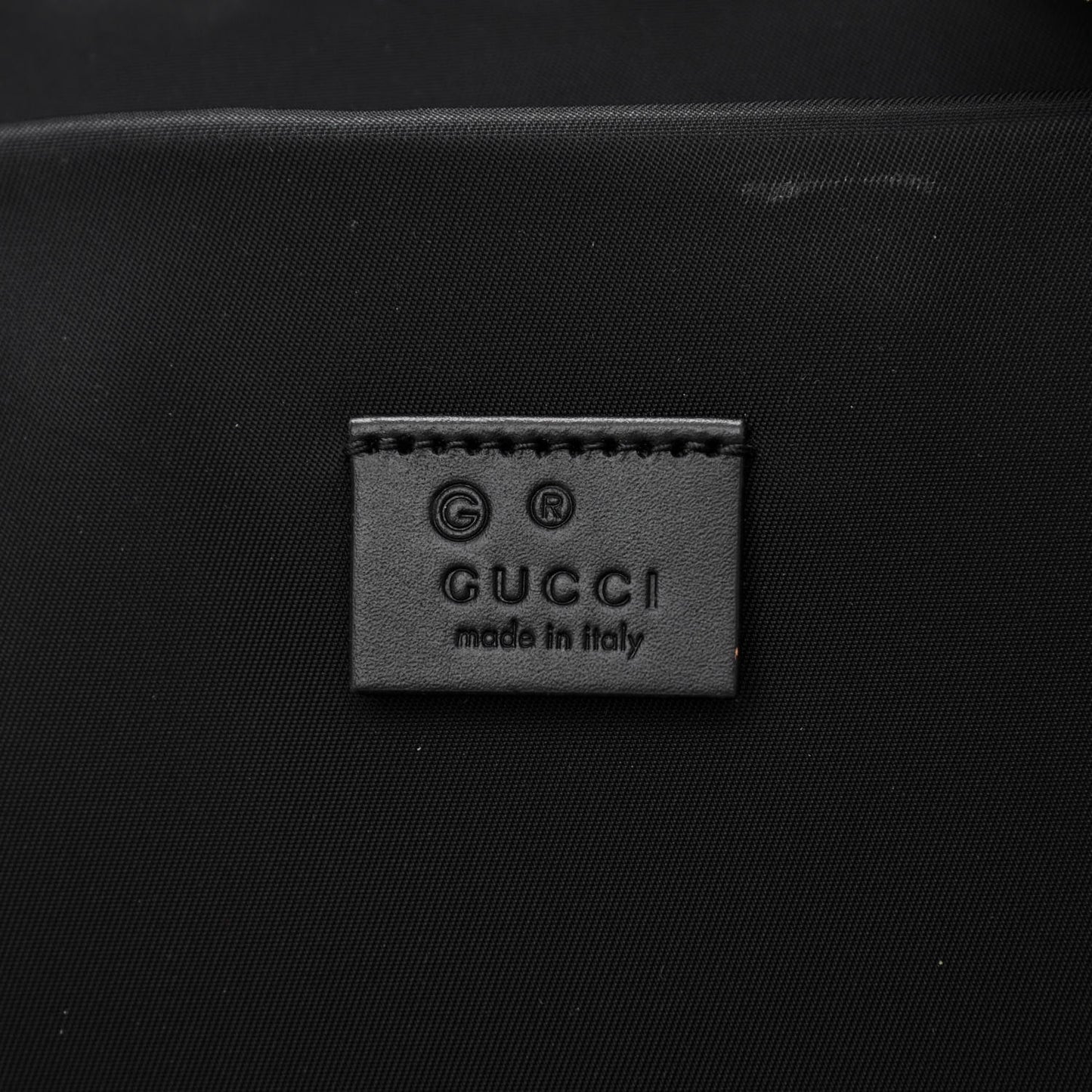 Techno Canvas Web Backpack Black