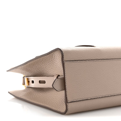 Tom Ford Calfskin T Twist Top Handle Bag Beige 6 of 16