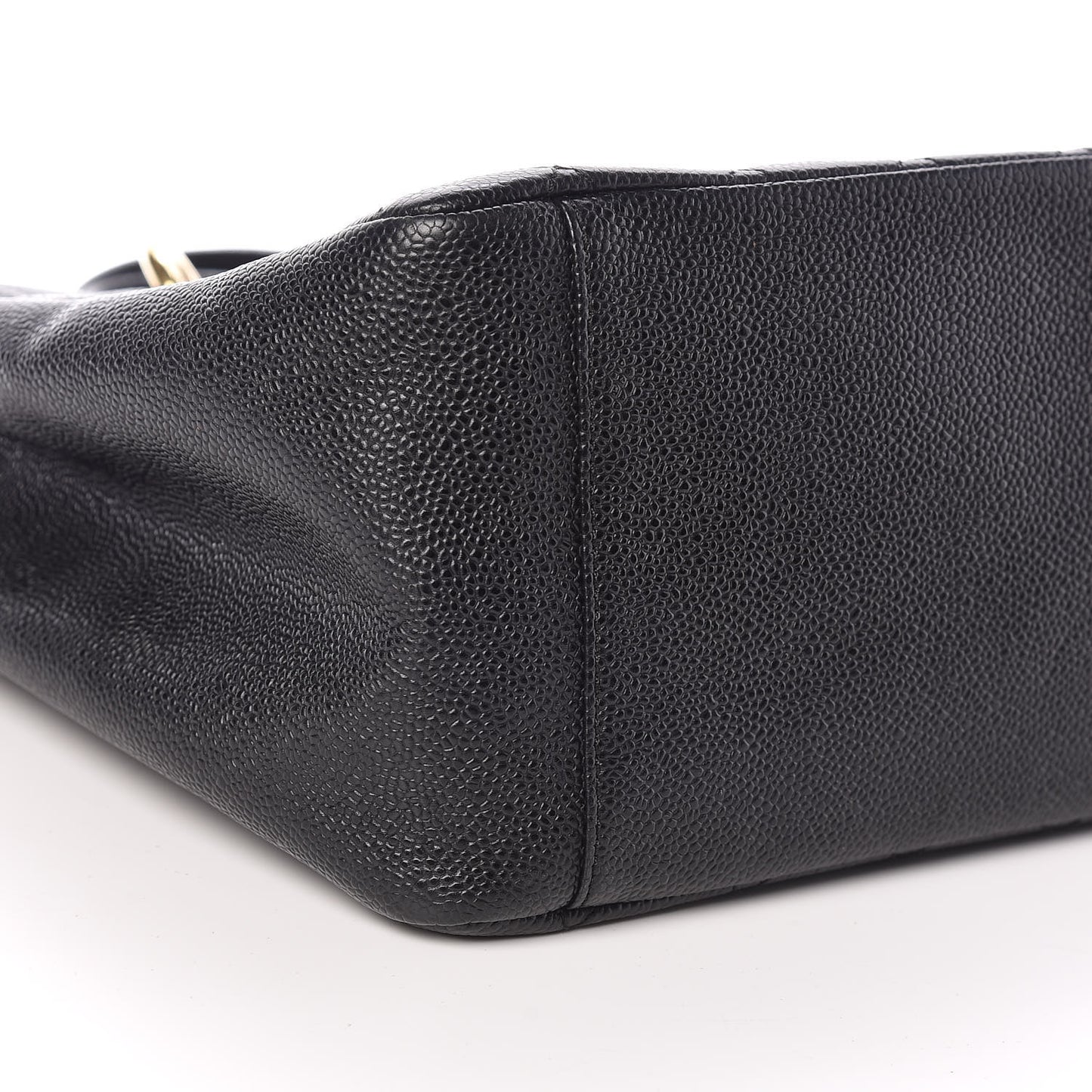 Caviar Quilted Grand Shopping Tote GST Black