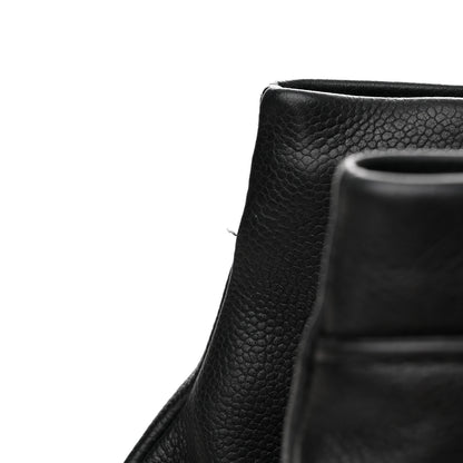 Chanel Caviar CC Tuck Medium Tote Black 13 of 14