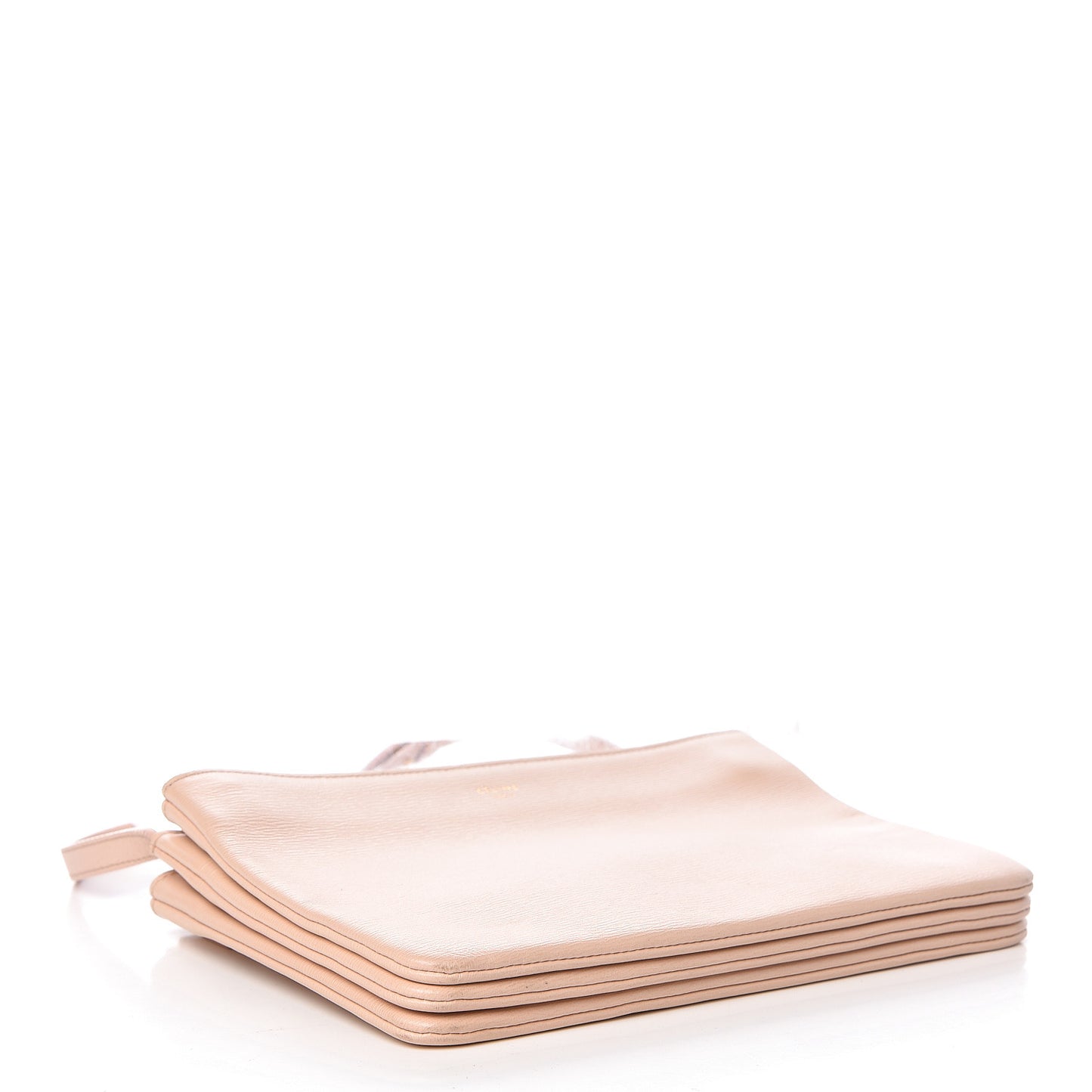Liege Calfskin Small Trio Crossbody Bag Blush