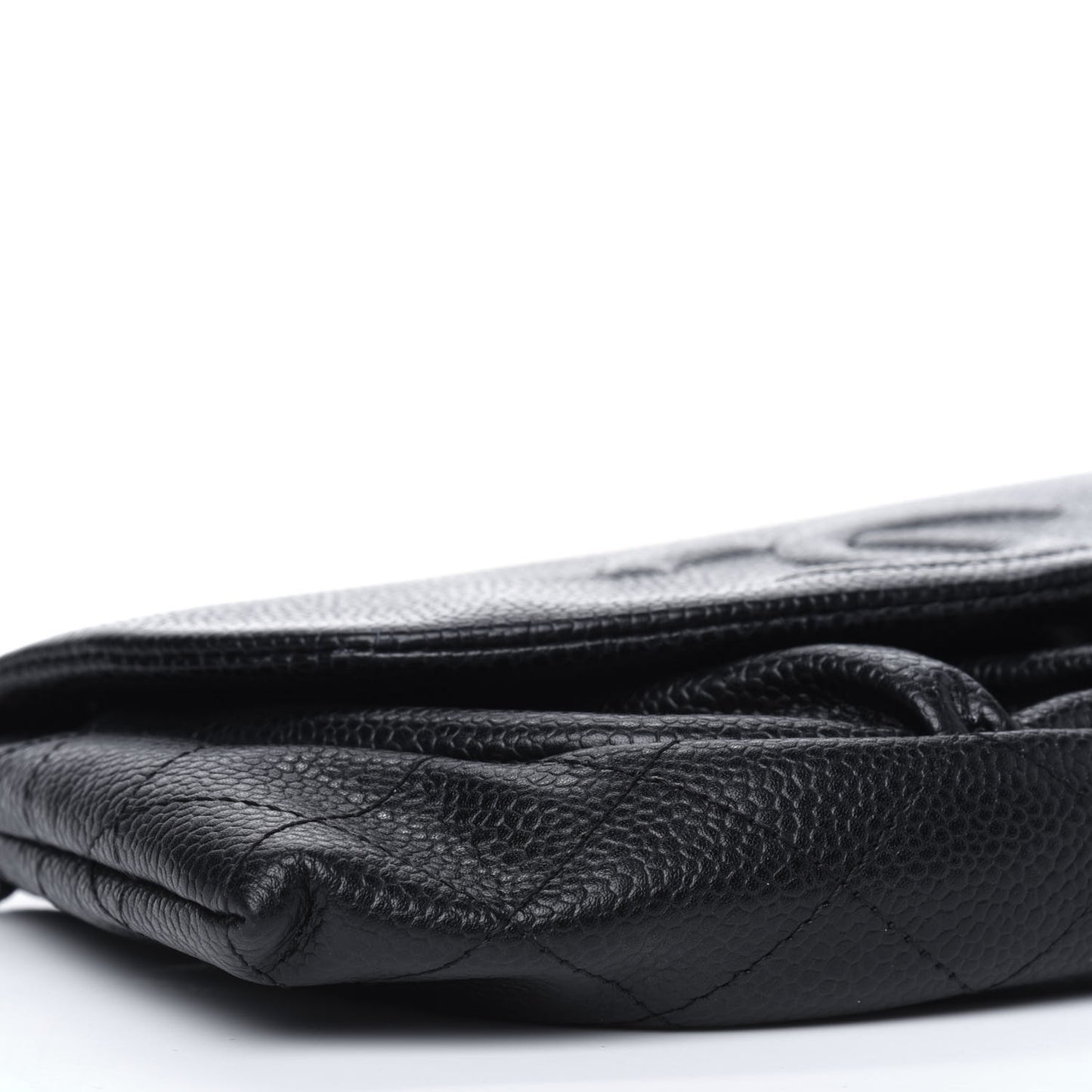 Caviar Half Moon Wallet On Chain WOC Black