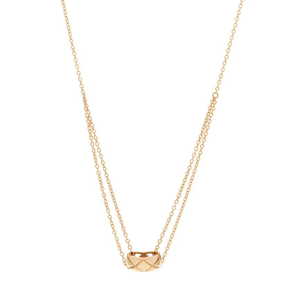 Chanel 18K Yellow Gold Coco Crush Pendant Necklace 1 of 5