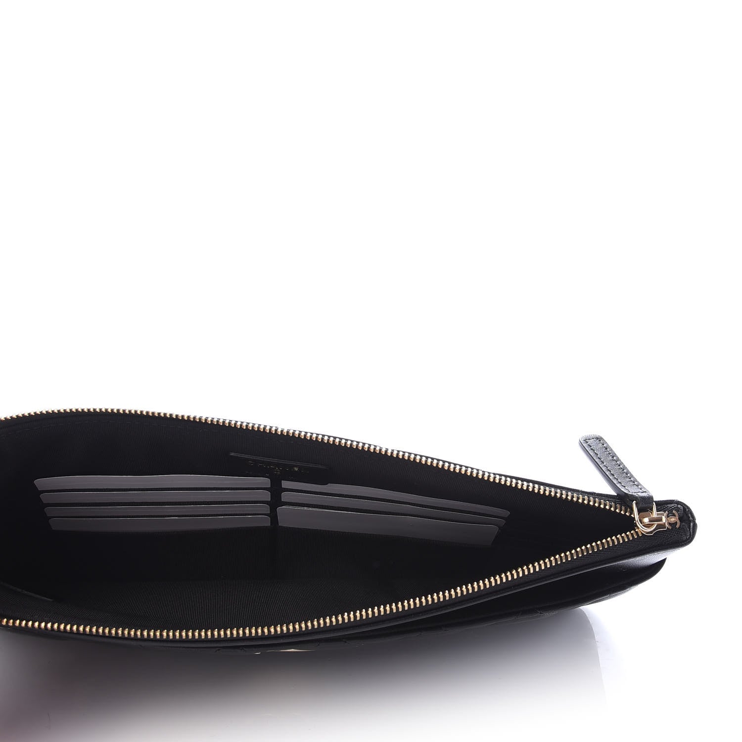 Chanel Lambskin Quilted Flap Clutch Black 5 of 10