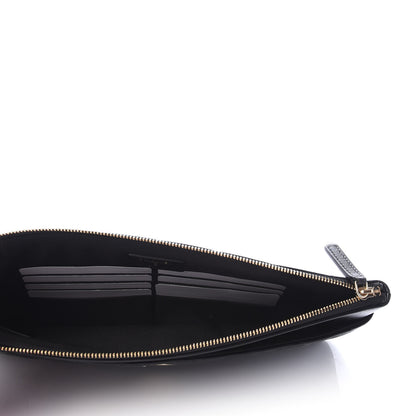 Chanel Lambskin Quilted Flap Clutch Black 5 of 10