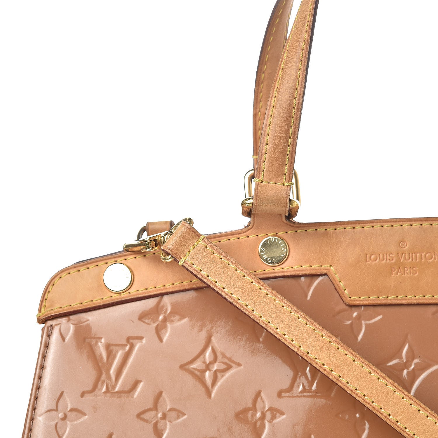 Louis Vuitton Vernis Brea MM Rose Velours 23 of 25