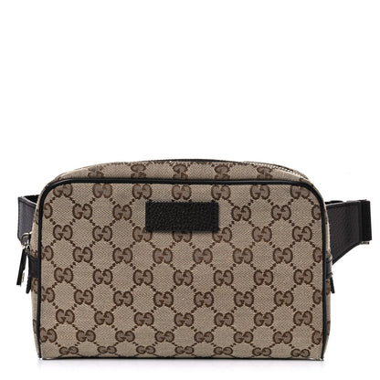 Gucci Monogram Belt Bag Dark Brown 1 of 14