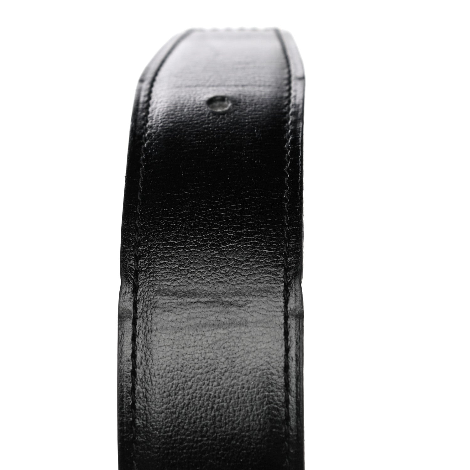 Hermes Box Togo 32mm Belt Strap 90 Black Orange 7 of 8