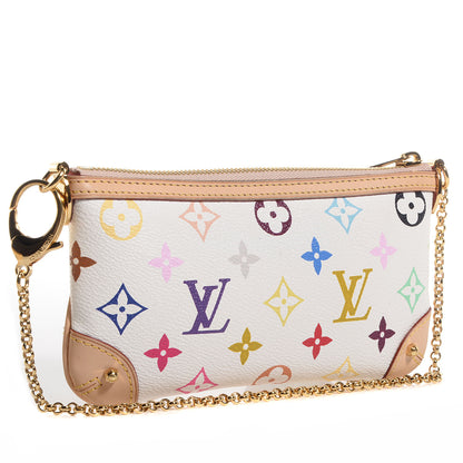 Louis Vuitton Monogram Multicolor Pochette Milla MM White 3 of 8