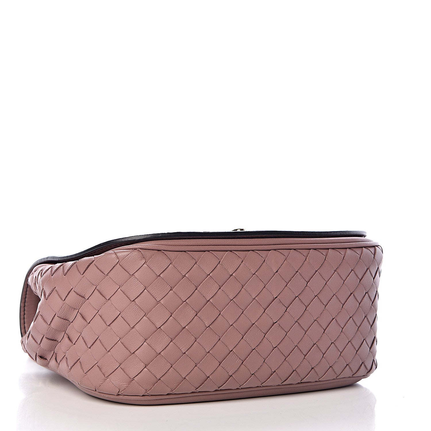 Bottega Veneta Nappa Intrecciato BV Luna Shoulder Bag Deco Rose 4 of 11