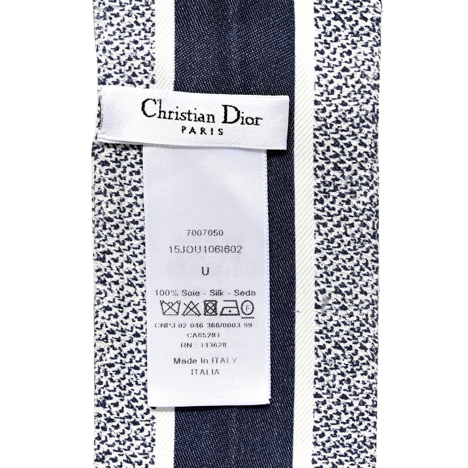 Christian Dior Silk Toile De Jouy Reverse Capri Mitzah Scarf Navy Blue 3 of 7