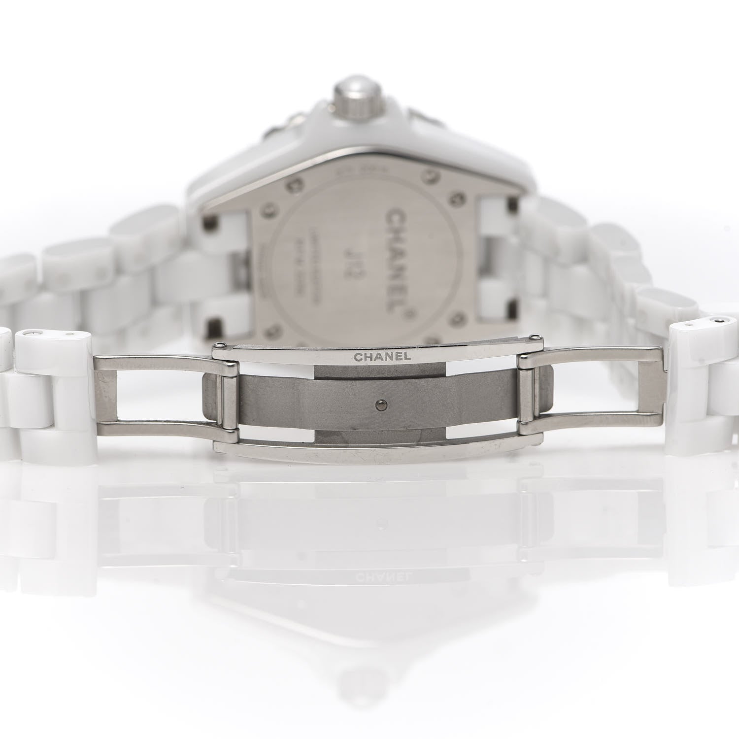 Chanel Stainless Steel Ceramic 33mm J12 Limited Edition Graffiti Quartz Watch White 6 of 7