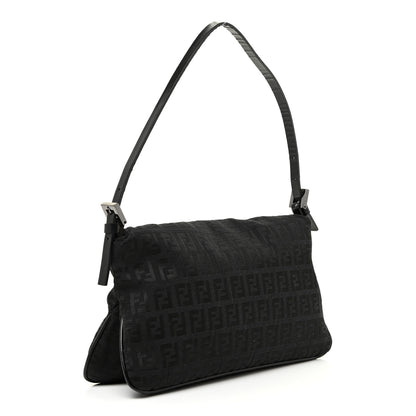 Fendi Zucchino Baguette Black 3 of 22