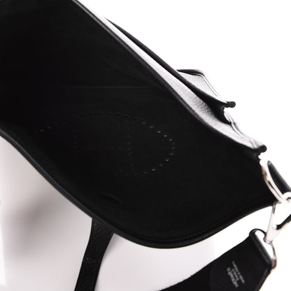 Hermes Taurillon Clemence Evelyne III PM Black 5 of 8
