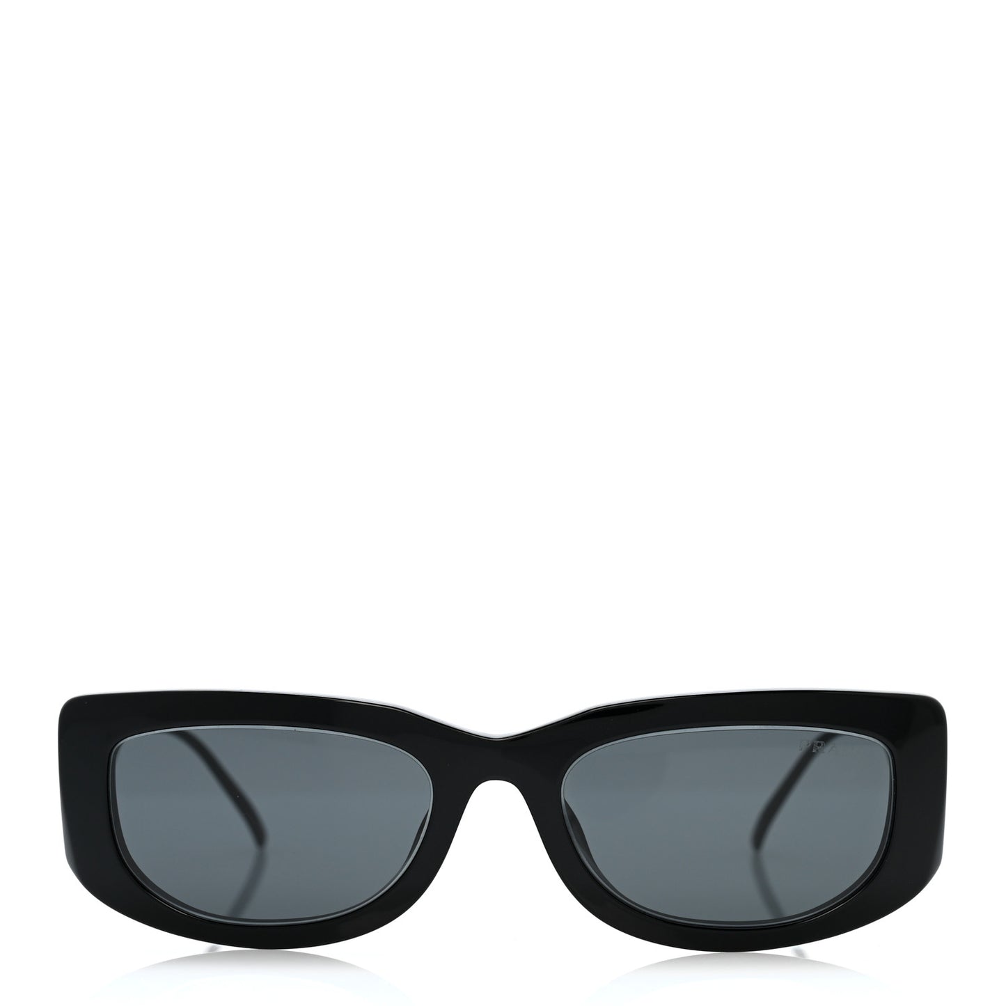 Acetate Sunglasses SPR 14Y Black Slate Gray