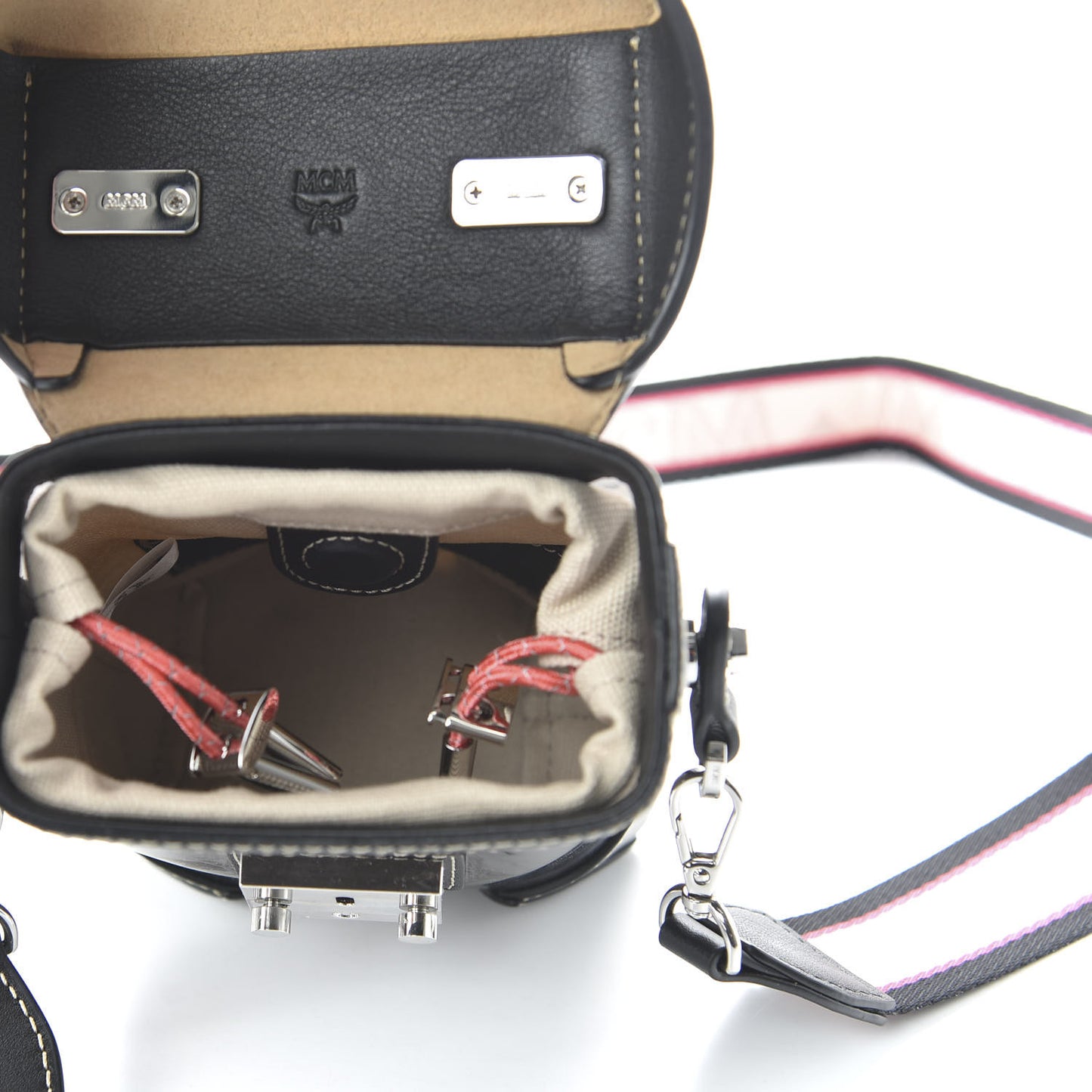 Transparent Mini Berlin Crossbody Black