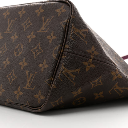 Louis Vuitton Monogram Totem Neverfull MM Magenta 10 of 11